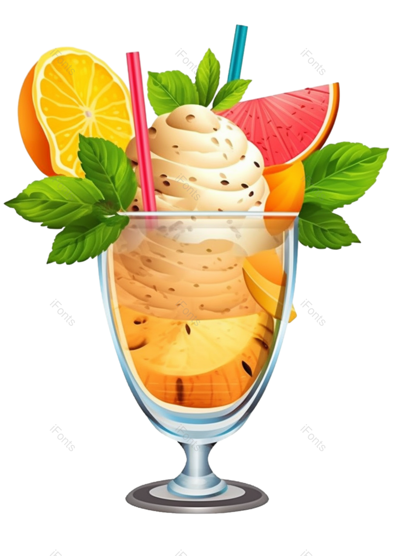 元素图片,夏天元素,水果PNG,白色背景免抠素材